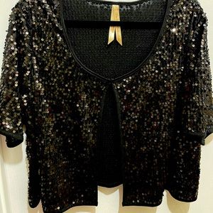 Sparkly black shrug
